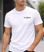 Tee shirt blanc 100% coton brodé